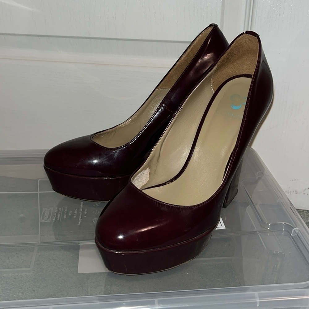 Plum High Heels
